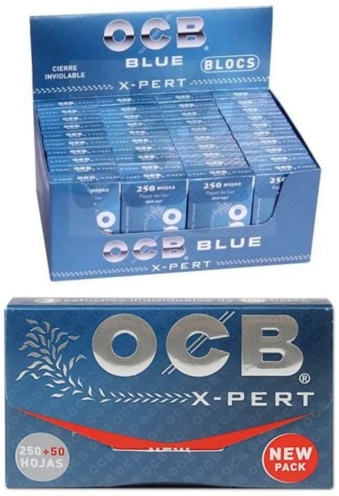 Ocb Xpert blue 300. caja de 40 libritos. Nueva y precintada.